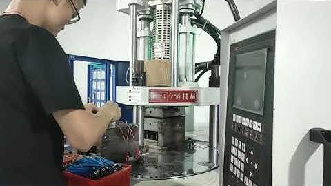 electrical parts injected by JINTONG 55T vertical injection molding machine