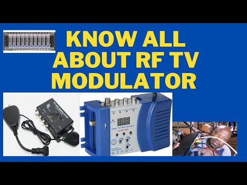 All you need to know about a RF modulator, how to connect it to your satellite receiver.