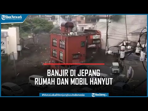 Video: Hujan Deras Membuat Heboh Di Jepang