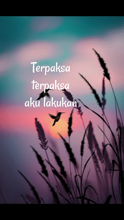 Terpaksa Aku Lakukan - Sultan #shorts #lirik #ninkchannel83