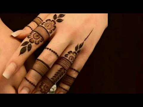 Unique Beautiful Styles Jewellery Style Henna Mehndi Design For Hand