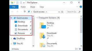 Fix Navigation pane, Quick access,  Not Showing Up in File Explorer on Windows 10 | #TharunStreams