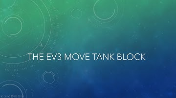 Lego Ev3 - Move Tank Block