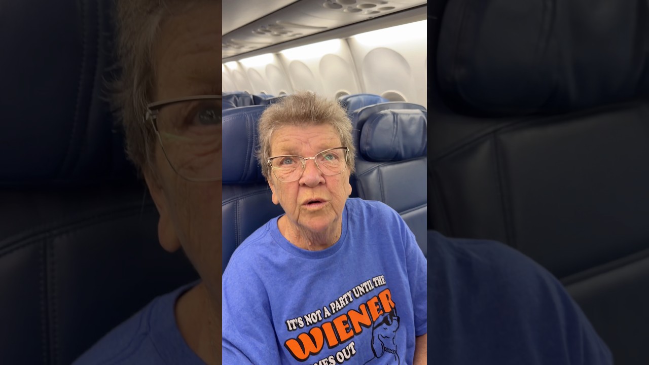 ANGRY GRANDMA ON PLANE! ✈️