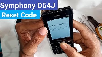 symphony d54j reset code // symphony d54j reset password