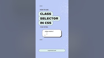 Mastering CSS Class Selectors | Beginner