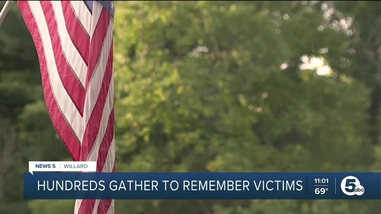 Hundreds gather as investigation continues into murder of Willard