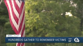 Hundreds gather as investigation continues into murder of Willard mother and son