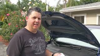 Tesla windshield washer fluid level low warning light | How to fix it
