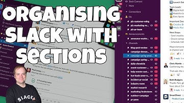 Clean up your sidebar with Sections | Tips on how to use Slack