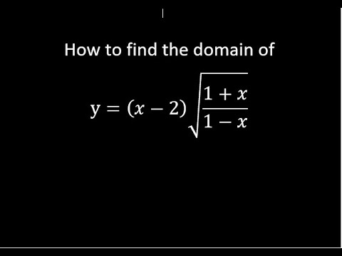 Find the domain of the function y=(x-2)*sqrt((1+x)/(1-x)) | Demidovich 153