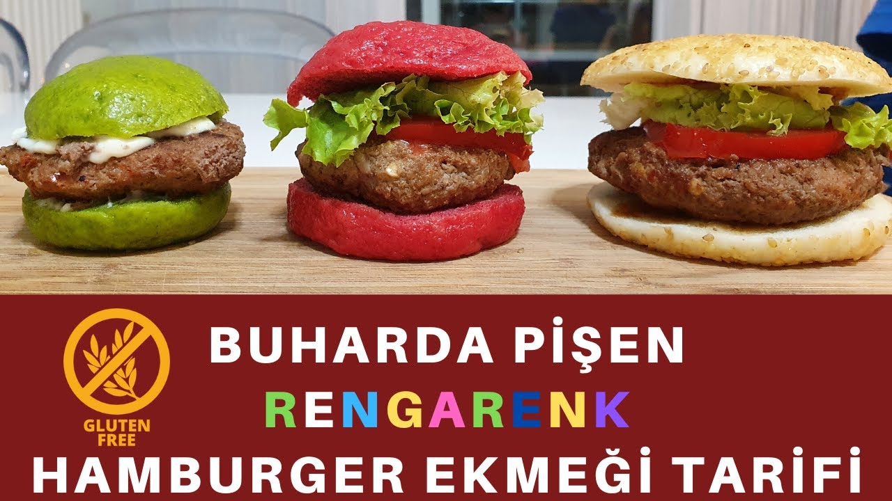 Glutensiz Buharda Pişen Hamburger Ekmeği Tarifi / Gluten free Steamed Buns Recipe