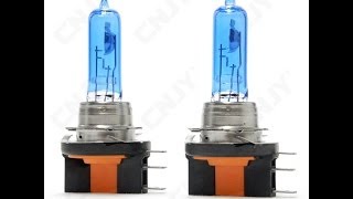 ampoule de rechange h15 15 55w look xenon led plasma kit hid 5000k pour montage sur vw golv 6