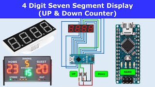 4 Digit 7 Segment Display With Nano