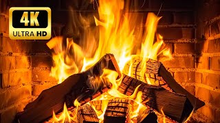 🔥 Crackling Fireplace 4K | Burning Fireplace Crackling Fire Sounds🔥 Relaxing Fireplace 11 HOURS
