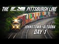 Ns pittsburgh line railfanning  day 1  exploring johnstown pa  altoona pa