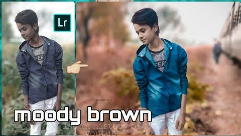 Lightroom mobile Moody brown effect tutorial | lightroom editing | Aksh production