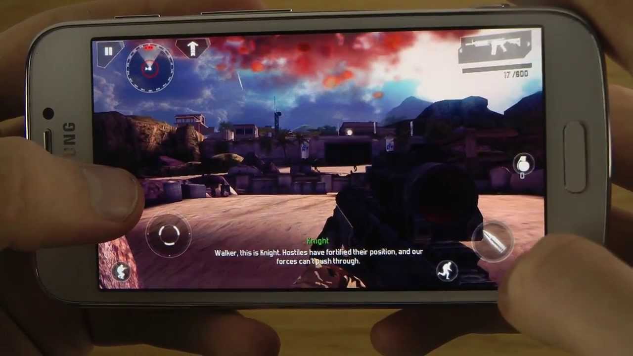 Modern Combat 4 Samsung Galaxy S4 Zoom HD Gameplay Review