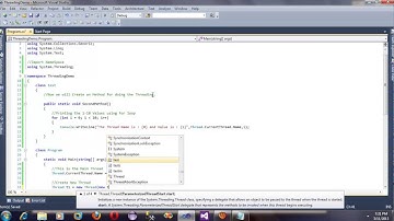 C#: How to Implement of Threading - Tutorial 5