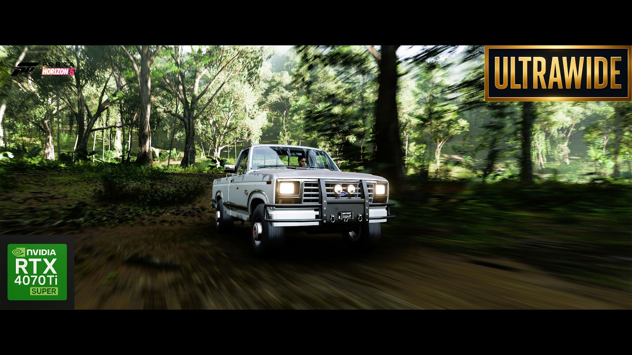 Ford F150 XLT Lariat - Forza Horizon 5 Offroad - Moza CS V2P Wheel Gameplay - Ultrawide