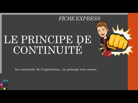 Vidéo: Sur l'hypothèse de la continuité d'exploitation ?