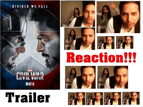 Captain America Civil War MOVIE Official Teaser Trailer #1 REACTION AND REVIEW Chris Evans