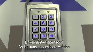 EASYBKA   priamiare en secundaire codes verwijderen - standaard methode