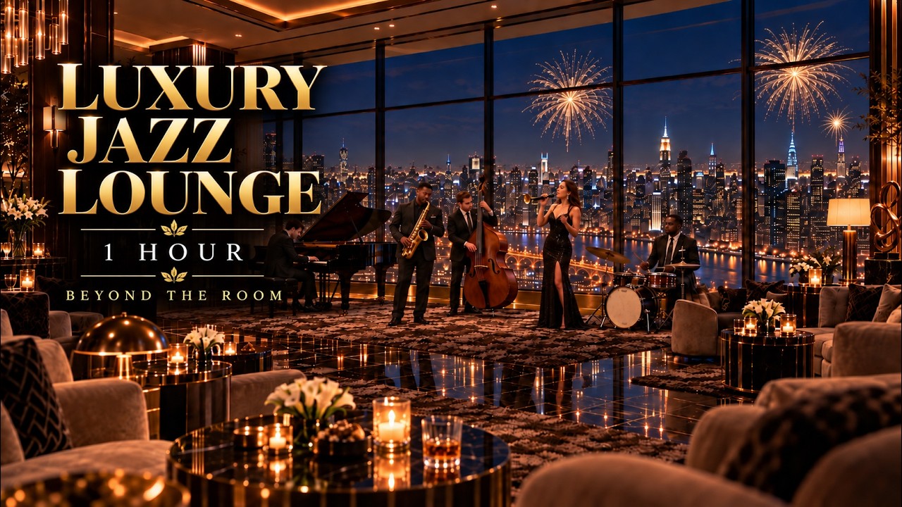 Luxury Jazz Lounge in the Sky 🌃 | 1 Hour of Live Jazz & City Luxury Jazz Lounge in the Sky 🌃 | 1 Hour of Live Jazz & City