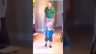 Toodlers has fun copying mommy nd dad in the most adrble way😘🤣#funny #viral #cute #comedyvideo #baby