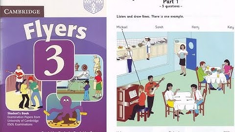 Flyers 3 - Test 3 (with answer keys) Có đáp án cuối mỗi phần