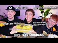 guys answer personal girl questions.. (messy af I’m sorry..)