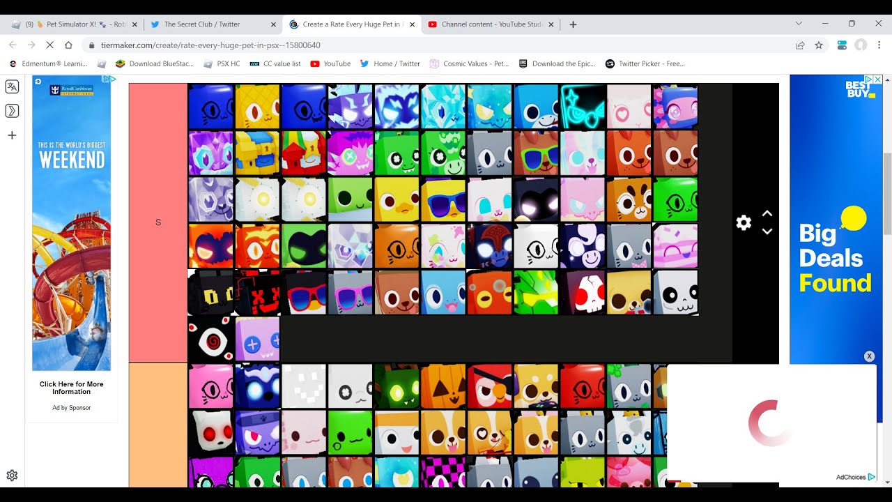 Ranking EVERY Huge Pet in Pet Simulator X YouTube