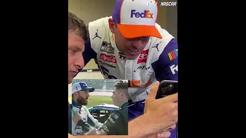 Denny Hamlin on Ross Chastain Fight("I told him to stop" bumping and wrecking guys)