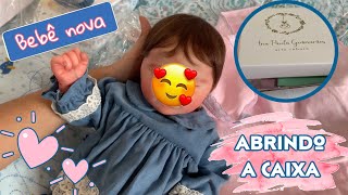 Chegada da minha NOVA bebê reborn | Abrindo a caixa | Reborn baby box opening | Gabi reborn