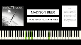 Madison Beer - I Have Never Felt More Alive (BEST PIANO TUTORIAL & COVER)
