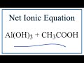 Ionic Equations and Electrolytes