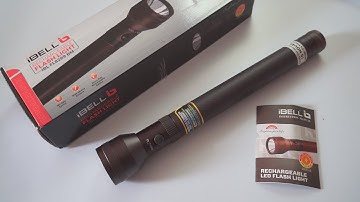 iBELL FL8289 Aluminum Rechargeable Torch Flashlight