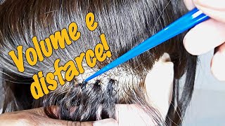 Como Fazer o No Italiano Para dar Volume e Cobrir falhas Mega Hair por Li Cardoso