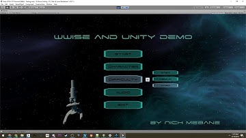 Unity and Wwise Sci-Fi Menu Demo