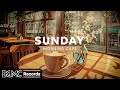 Sunday morning cafe 4k cozy coffee shop  smooth jazz music for relaxing studying and working