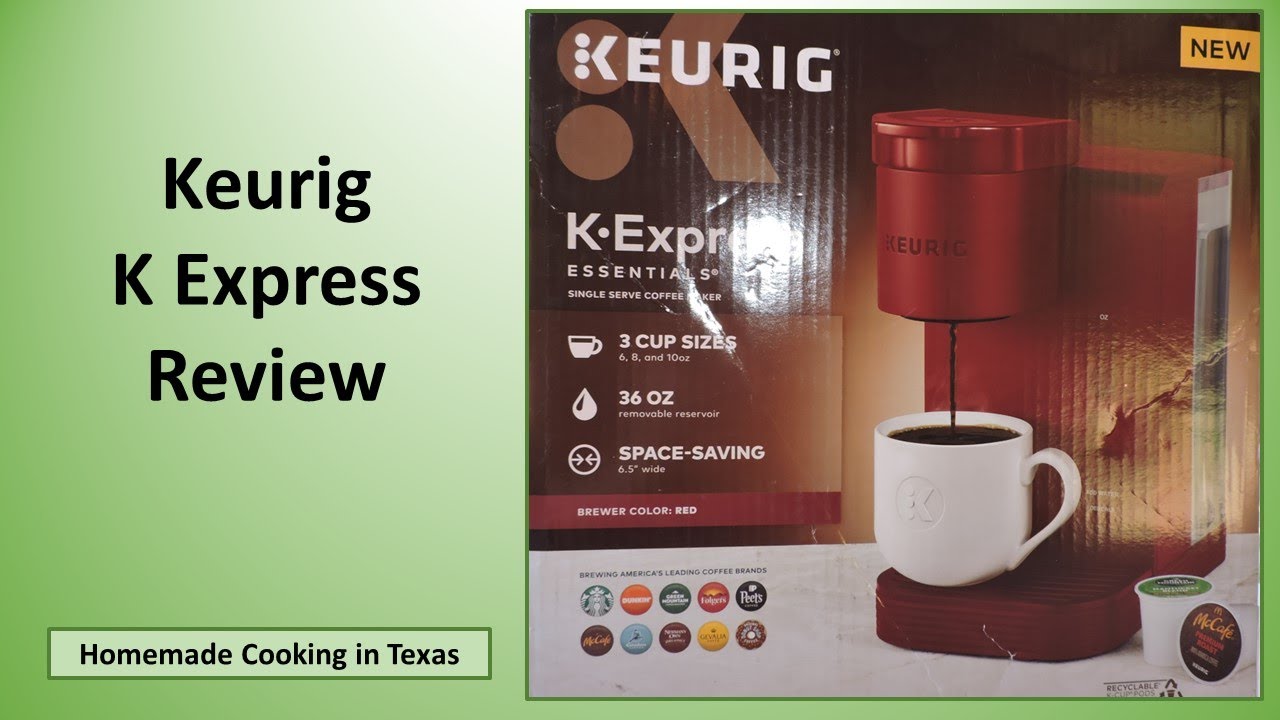 Keurig K-Express Essentials Single Serve K-Cup Pod Coffee Maker – Made Easy  Kit