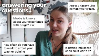 q&a | get to know me!! mental health, dance, recovery etc...