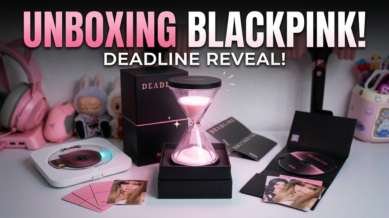 UNBOXING BLACKPINK DEADLINE MOOD LIGHT ALBUM - YouTube