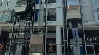 Amazing Otis Gen2 Traction Scenic (Center) Elevators @ Toronto Eaton Centre, Toronto ON