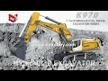 KABOLITE K970 Professional 1:14 Hydraulic Full metal RC excavator Model