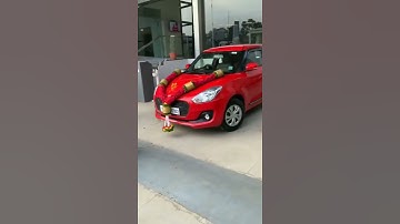 new Red color Swift delivery 🥰🥰 #luxury car lover #short video