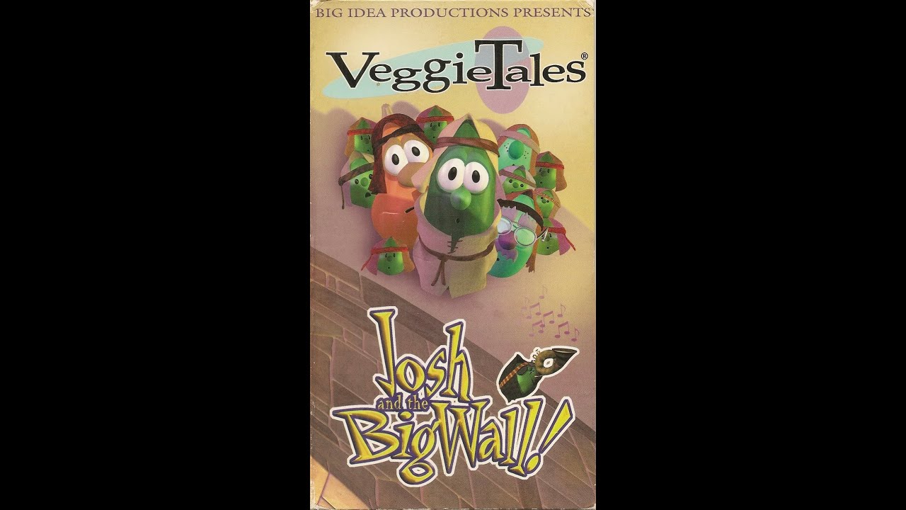 VeggieTales Josh and the Big Wall! VHS 1997 (Lyrick Studios Print