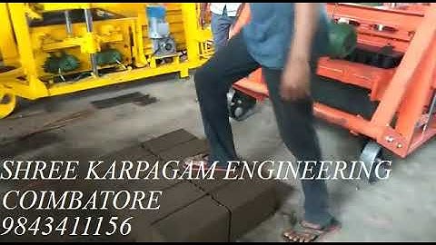 SOLID BLOCK MAKING MACHINE DOUBLE STROKE 860 MM MODEL