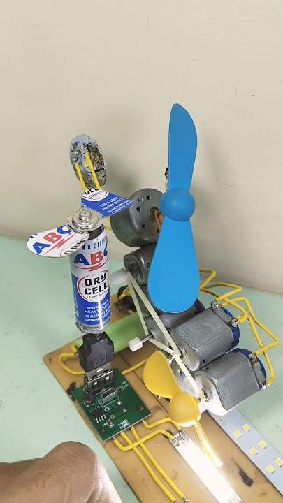 MESIN GENERATOR LISTRIK MINI PROTOTYPE, DENGAN KIPAS SUPER UNIK