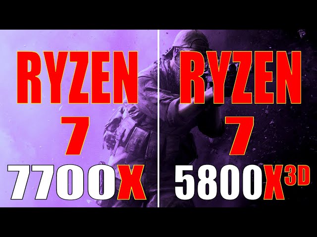 RYZEN 7 7700 vs RYZEN 7 5800X3D vs RYZEN 7 7700X // PC GAMES BENCHMARK TEST